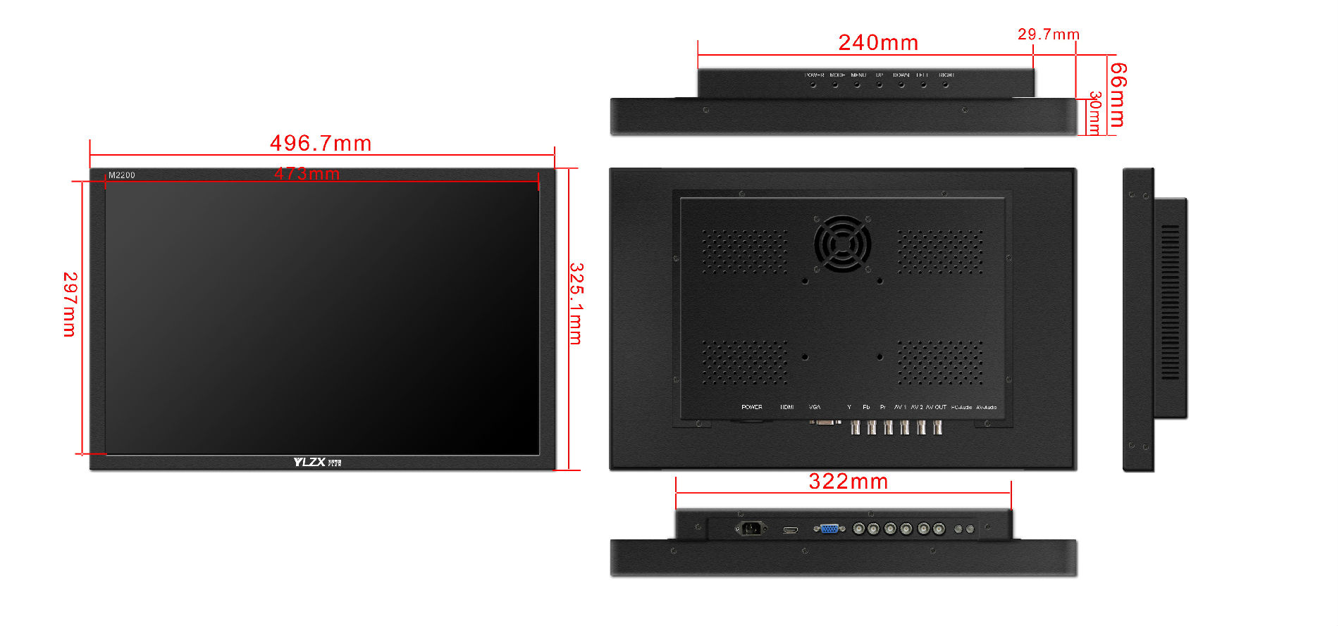 22寸液晶监视器
