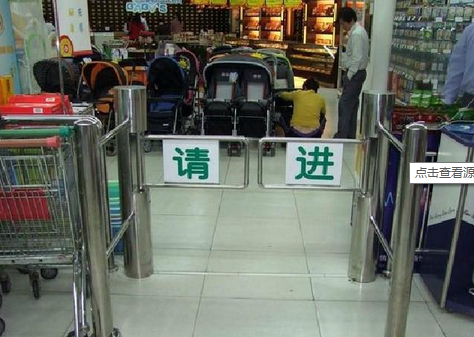 上海简易摆闸安装，圆柱摆闸感应进出