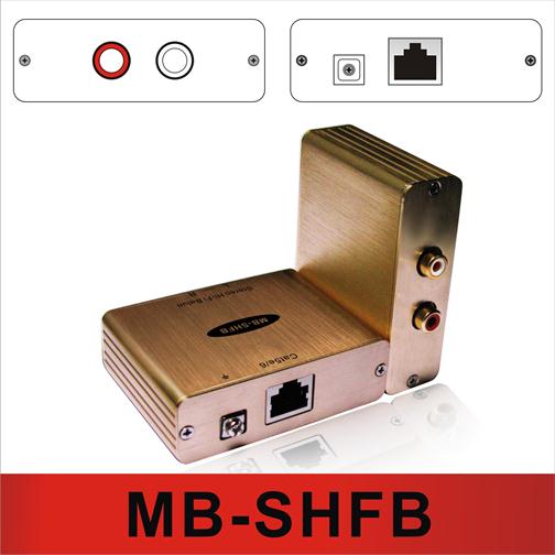 迈贝科技供应无源音频单网线延长器   MB-SHFB