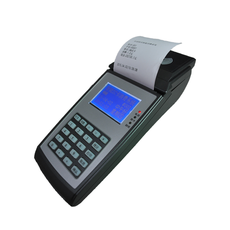 语音手持POS消费机 手持打印消费机 语食堂刷卡机 消费充值一体机