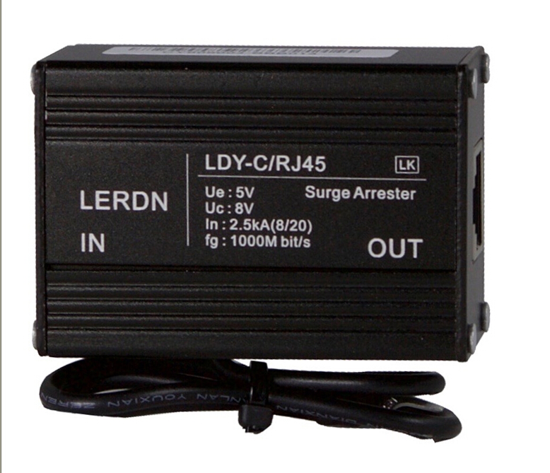 卡轨式RJ45网络防雷器 