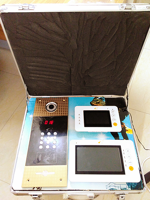 一鸣楼宇对讲-土豪金豪华主机