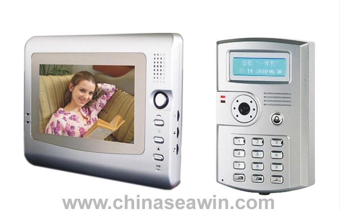 门禁式可视对讲门铃（门禁+可视对讲）