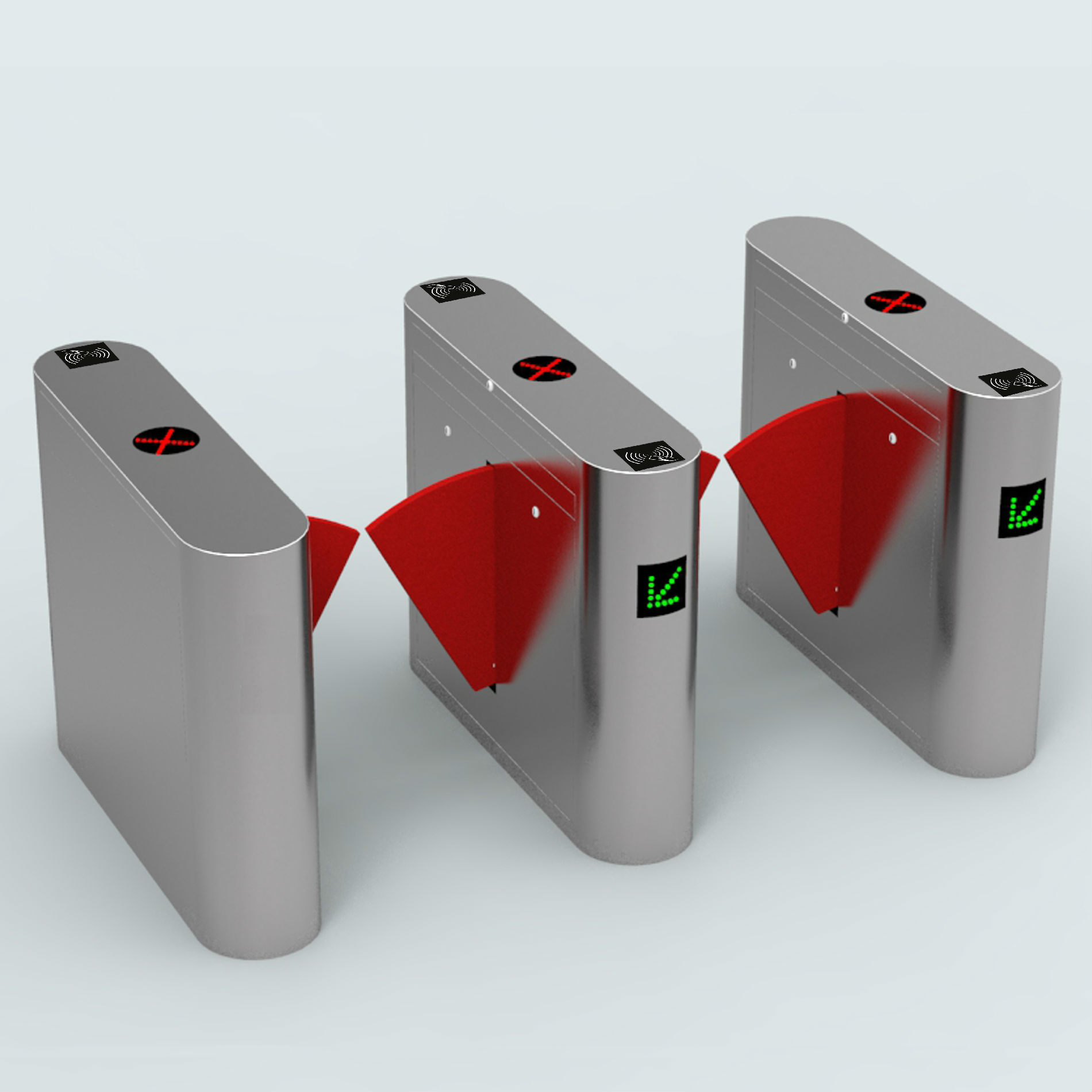 幼儿园安全接送系统 地铁门禁 超市门禁 人行通道智能翼闸 刷卡门禁系统 博讯通BXT-Y11