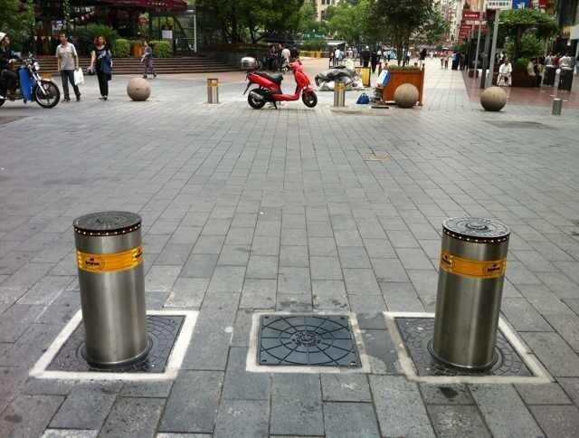 智能伸缩路障，苏州升降柱，升降柱安装厂家