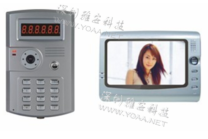 YOAA供应雅安可视对讲门禁，考勤可选YA-A31