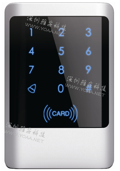 供应雅安金属防水触摸式门禁一体机YA-M1