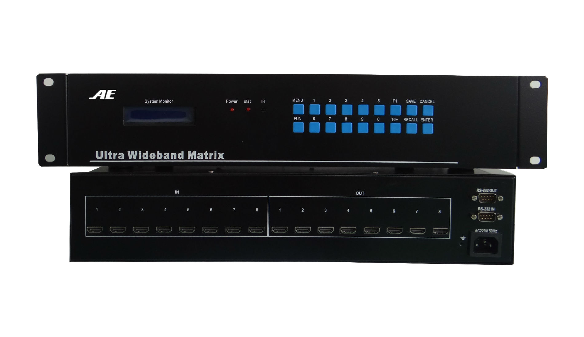 供应HDMI矩阵4进8出