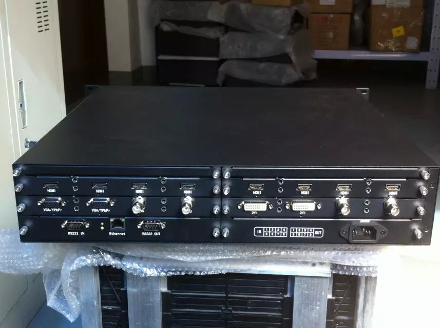 北京高清无缝混合矩阵切换器8进8出