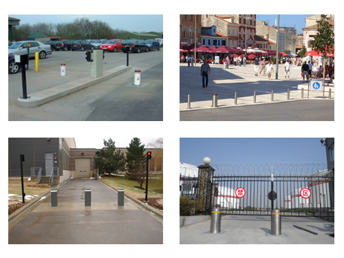  上海升降路障，遥控全自动路桩，升降柱厂家直销