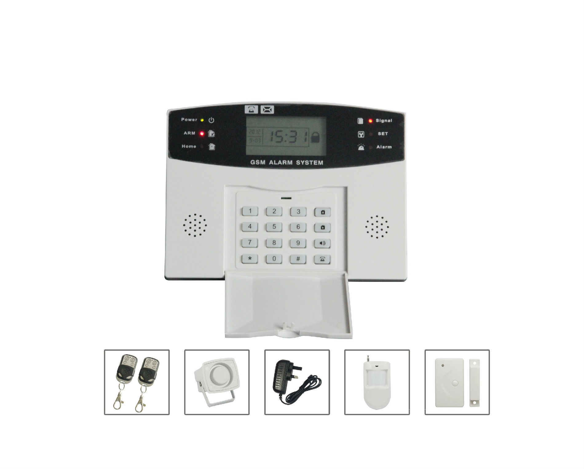 厂家供应GSM防盗报警主机 PG-500