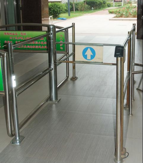 手动圆柱摆闸，摆闸门禁，双向刷卡摆闸