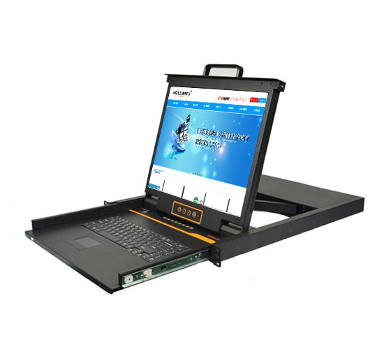 鸿佳宇HDL1908 19″8口 混接式LCD KVM控制平台