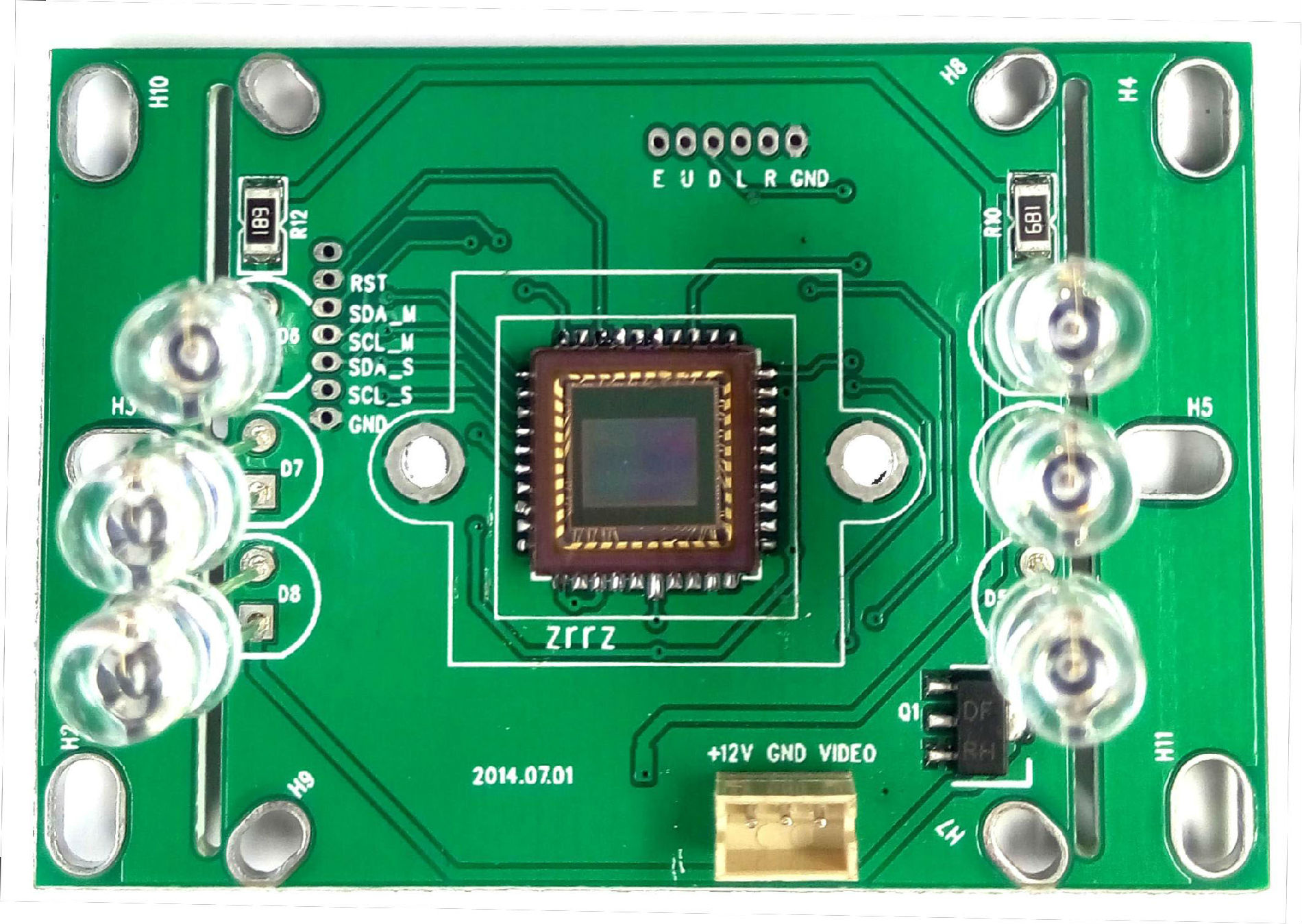楼宇对讲摄像头专用模组 宽动态CP8108CMOS楼宇对讲模组