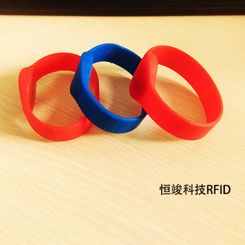 RFID腕带低频/高频/超高频电子标签选配硅胶材质RFID腕表