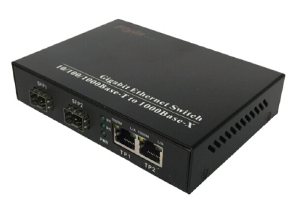 FLY-2F2T-SWDXG 千兆二光二电光纤交换机