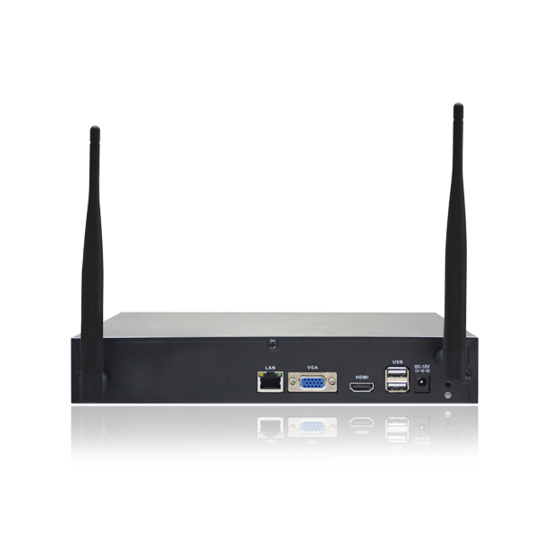 无线摄像头四路 NVR网络套装 4路720P高清摄像机