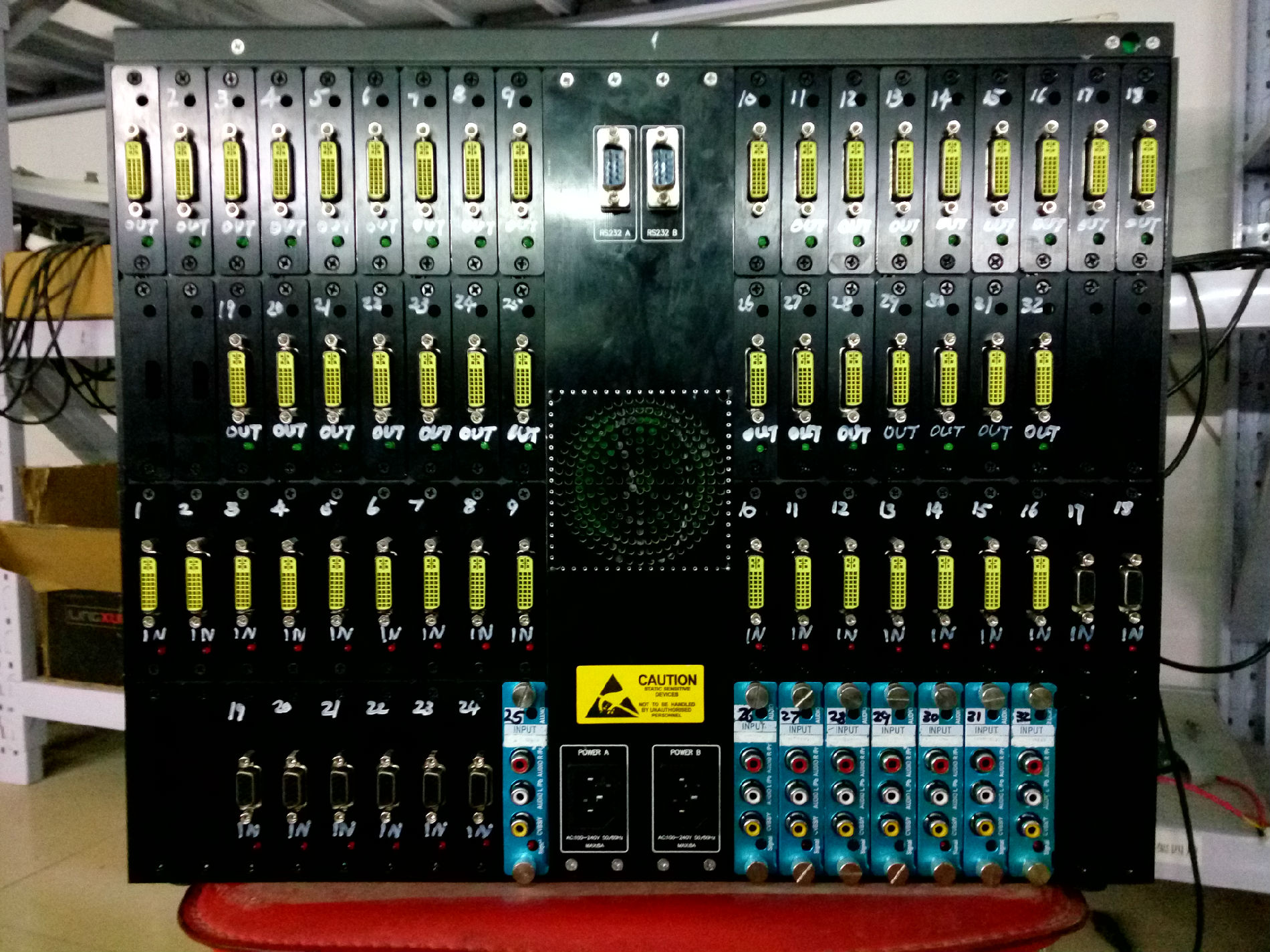  厂家定制：18618326628 高清混合矩阵 音频矩阵 视频矩阵 AV VGA RGB 模拟矩阵