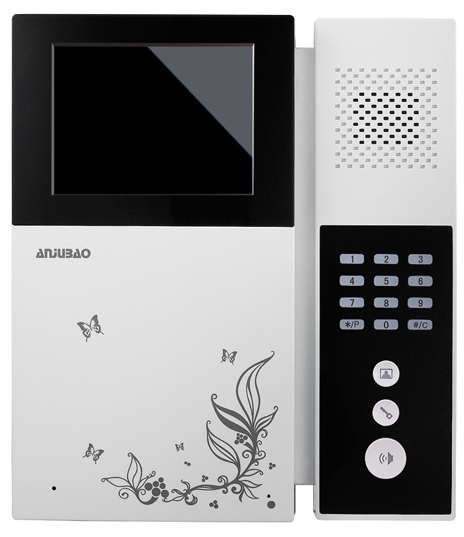 安居宝 可视对讲 楼宇对讲 室内机 f10c 4寸