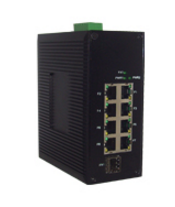 1千兆光+8千兆电工业级光纤交换机