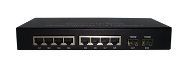 2千兆光+8千兆电链路式光纤交换机