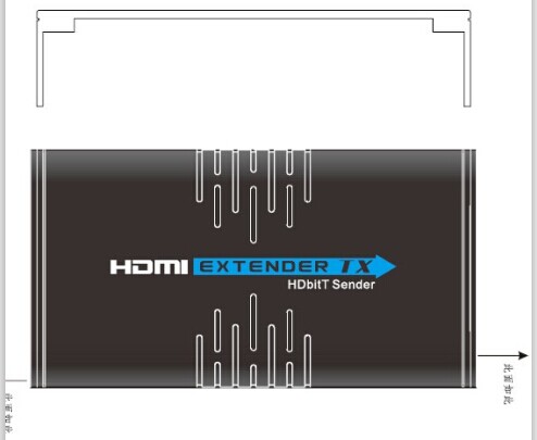 2016新款hdmi转rj45双绞线延长器120米