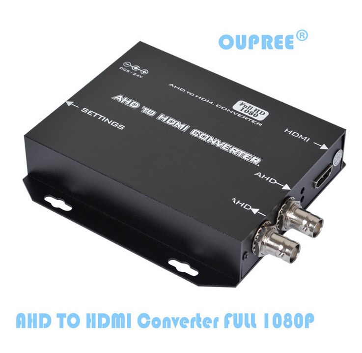AHD模拟高清转HDMI行业级变频转换器