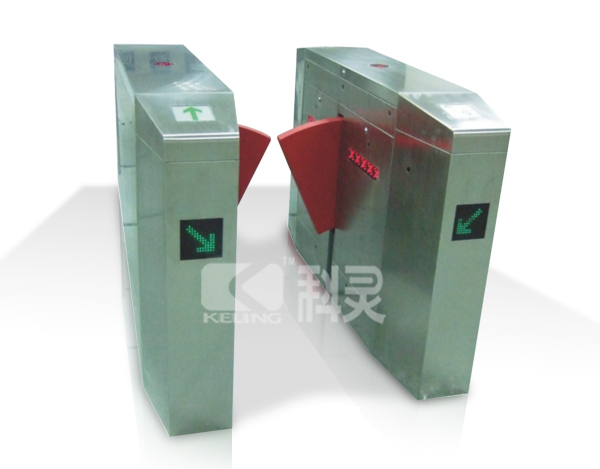 科灵KL-065广州人行通道闸系统，桥式八角翼闸