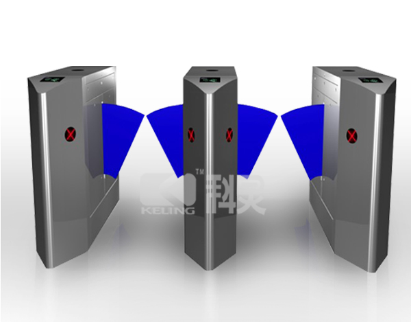 桥式尖角圆弧翼闸，人行通道闸