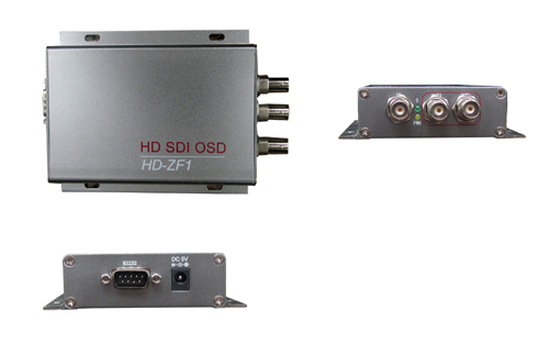 1路SDI字符叠加器，1进2出字符发生器