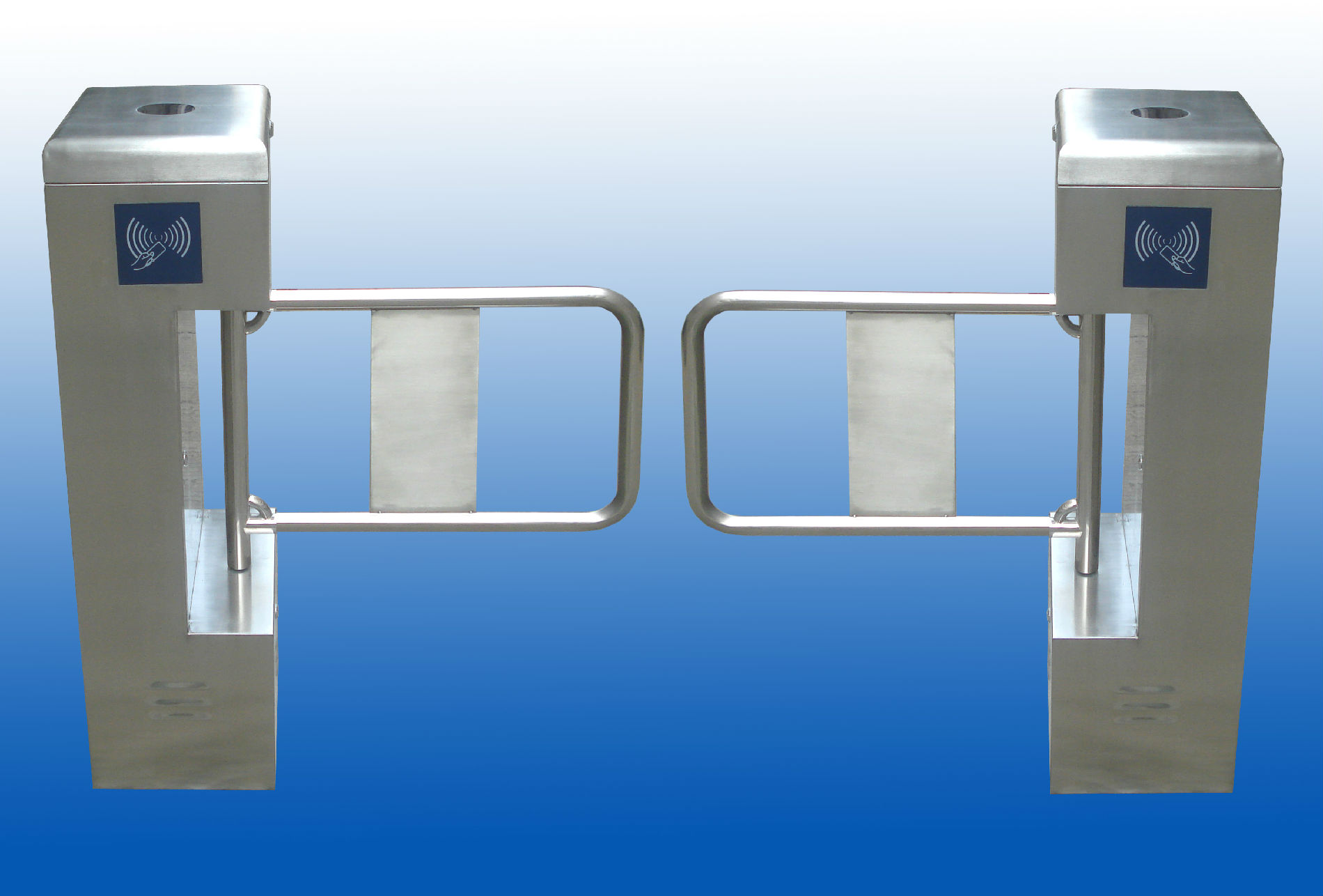 上和科技摆闸商场，写字楼。室外 防撞