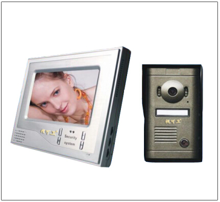 甘肃兰州别墅豪华8寸拍照可视对讲门铃