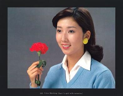 检测色彩性能的DNP日本女孩彩条卡