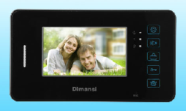 4.3寸彩色触摸分机