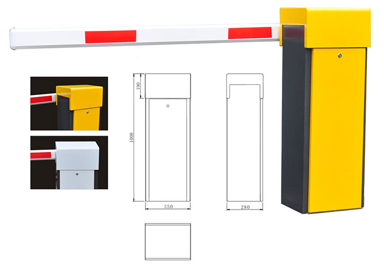 昆明龙蛰 停车场道闸 智能道闸 挡车器 标准道闸-LGDZ003