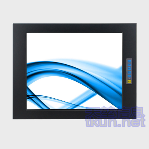 嵌入式17寸铝合金工业触摸显示器