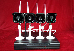 4路无线监控套装