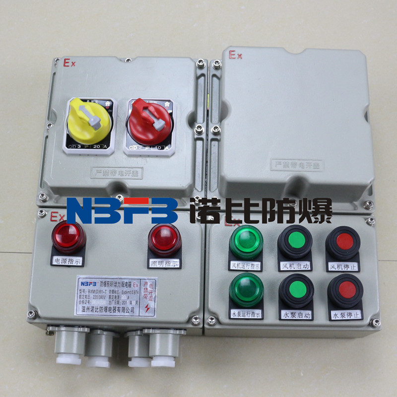 温州防爆插座箱	定制非标防爆配电箱 BQR防爆软起动器