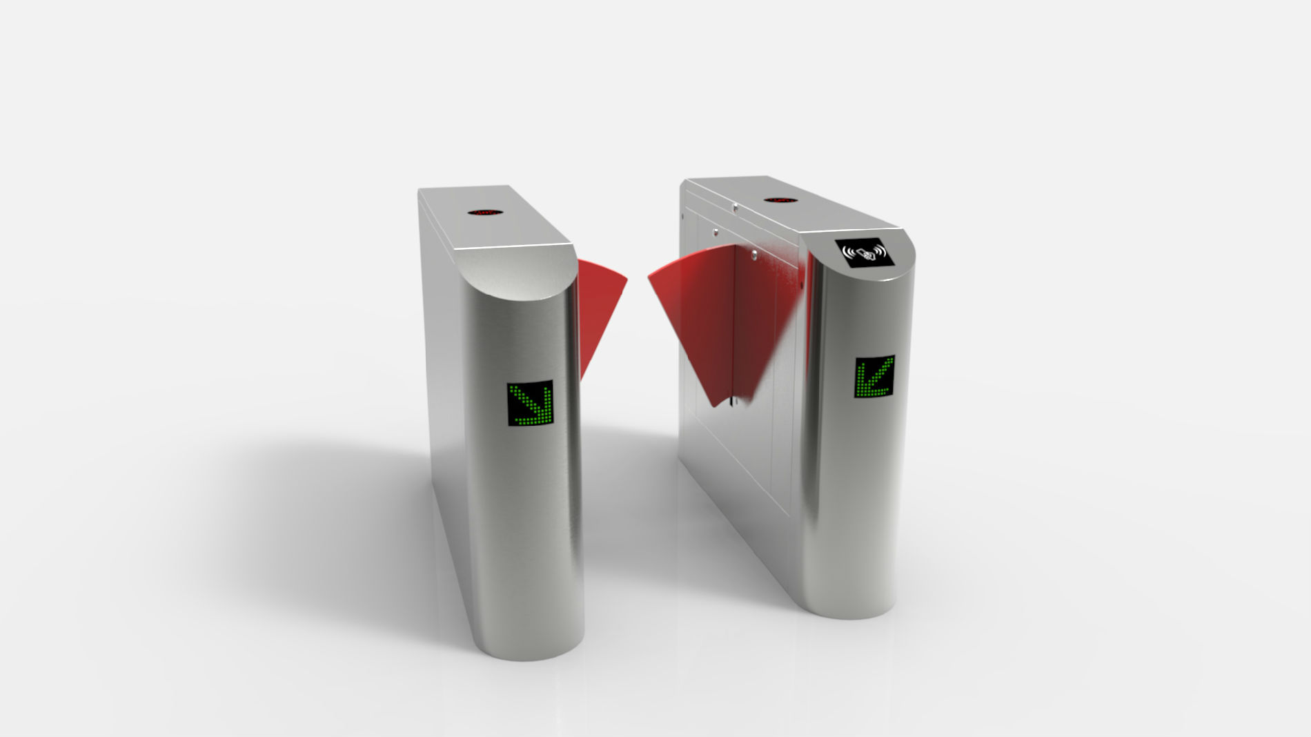 速珀瑞SPR-YZ204Y圆弧斜角翼闸