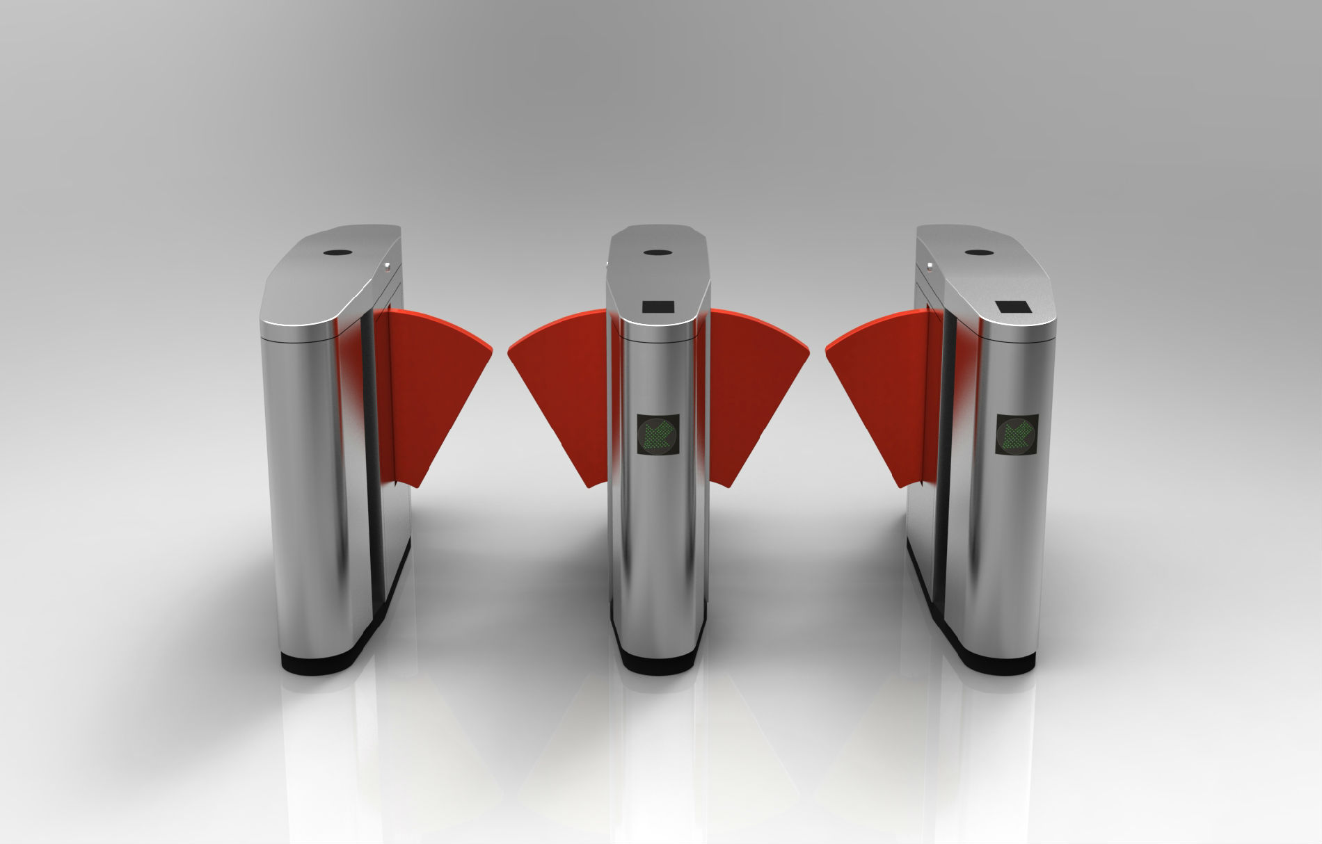 速珀瑞SPR-YZ206豪华型弧面翼闸