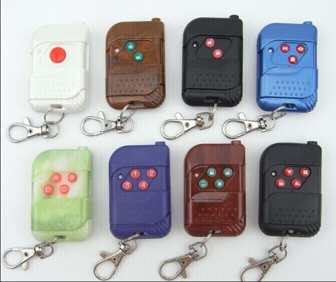 桃木款433.92频率通用万能型超级对拷自拷贝车库门/卷帘门遥控器