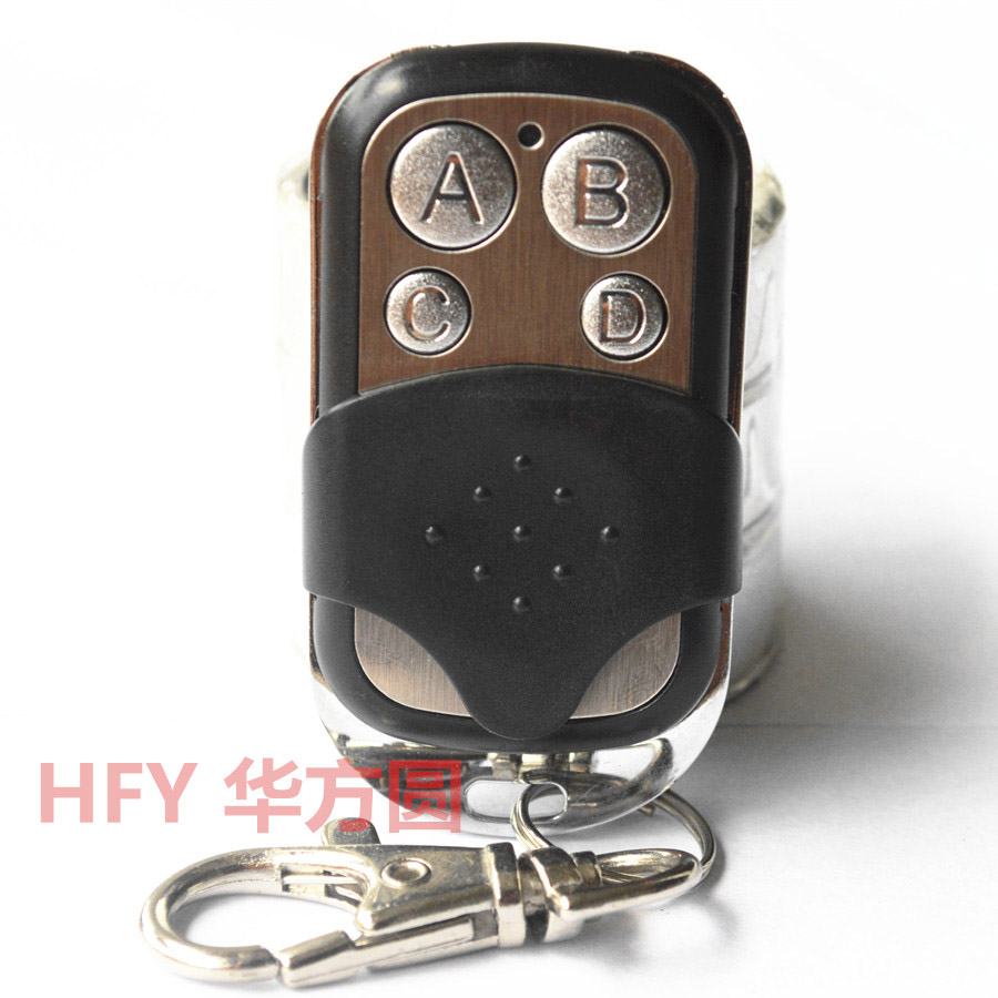 外贸款出口型金属对拷四键ABCD键遥控器433.92频率