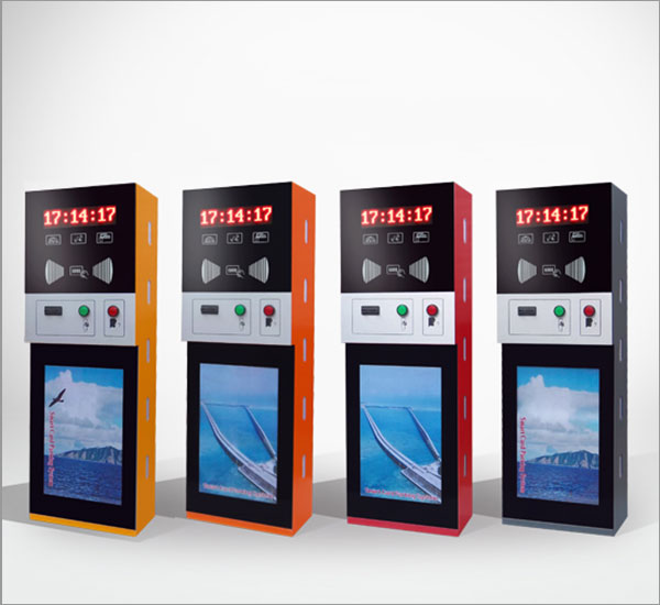  昆明停车场收费系统 票箱 出卡机 IC刷卡系统 出入口票箱