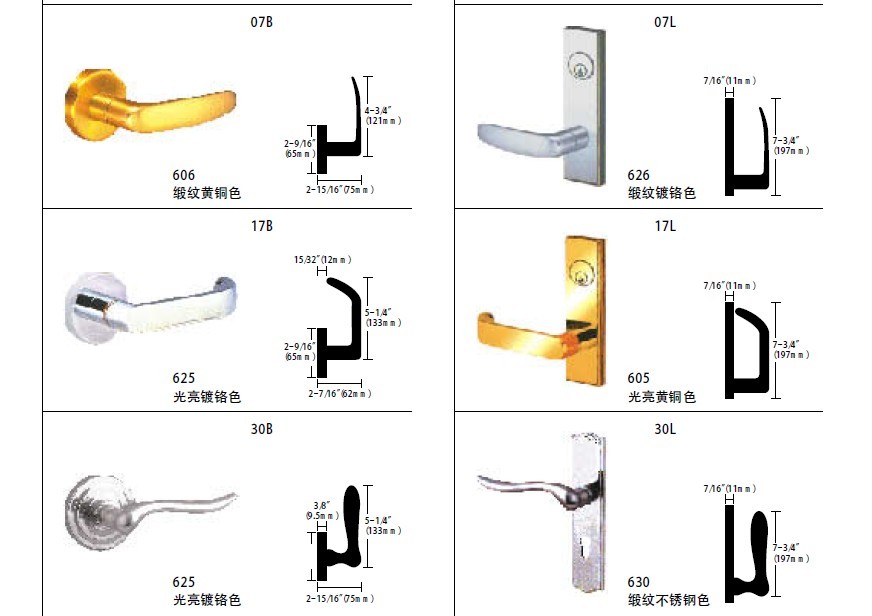 SCHLAGE西勒奇M系列美标插芯锁原装正品