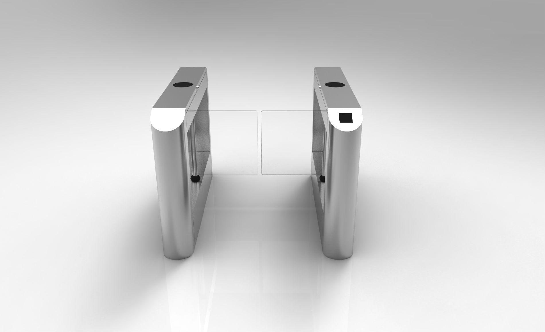 速珀瑞智能圆弧小区摆闸