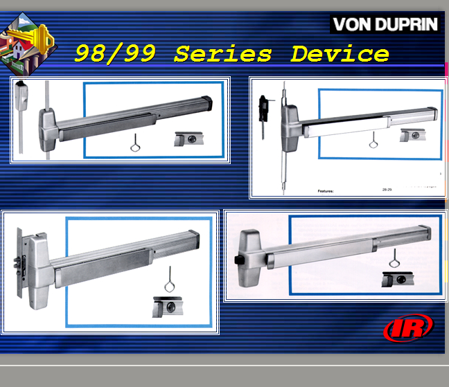 美国VON DUPRIN冯杜柏林98系列推杠逃生锁