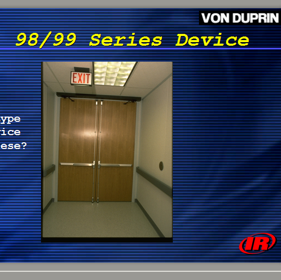 英格索兰VON DUPRIN冯杜柏林推杠逃生锁99系列