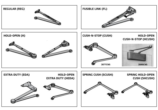 美国LCN闭门器配件