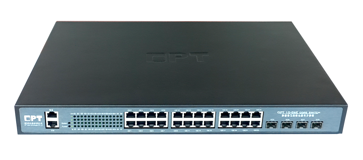 4个万兆SFP光口+24个千兆电口（三层）