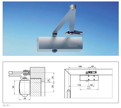 德国GEZE盖泽TS1500 齿轮齿条式闭门器